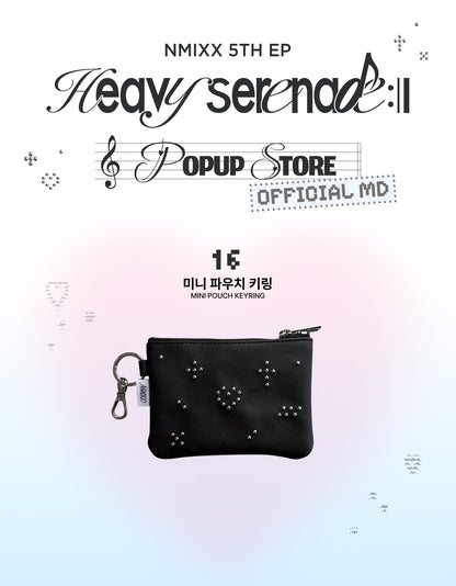 Pre-Order - NMIXX Heavy Serenade Goods - MINI POUCH KEYRING