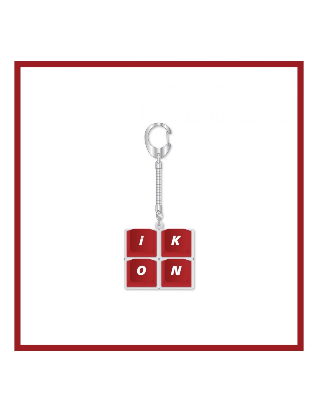 Pre-Order - iKON - FOUREVER TOUR Goods - KEYCAP KEYRING