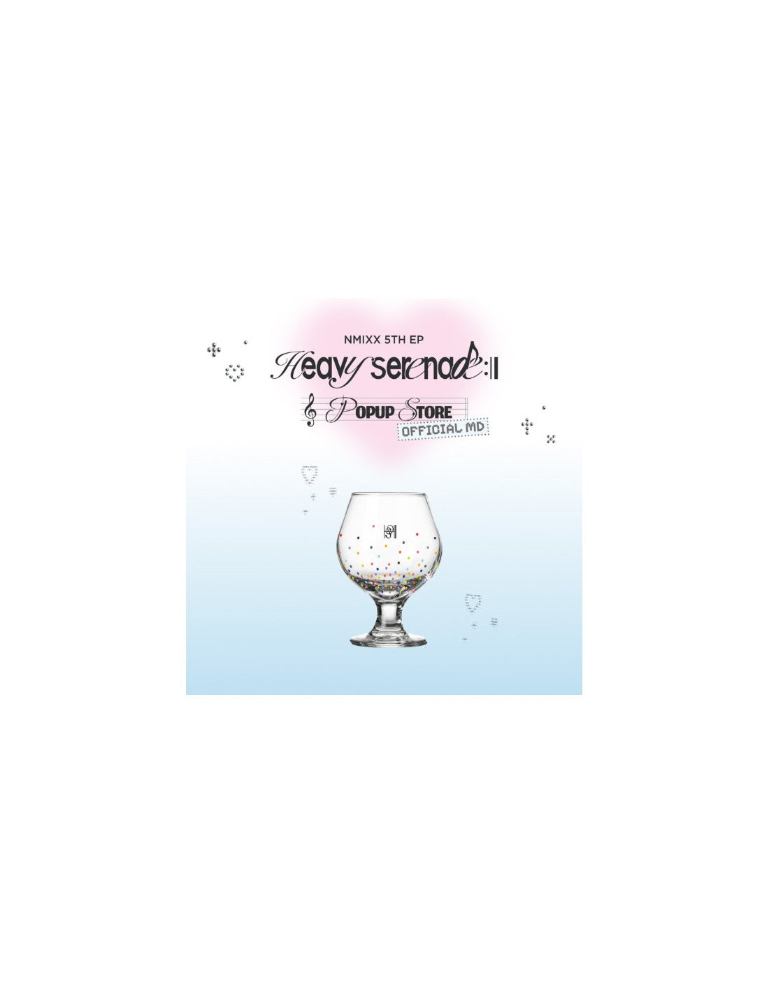 Pre-Order - NMIXX Heavy Serenade Goods - GOBLET GLASS