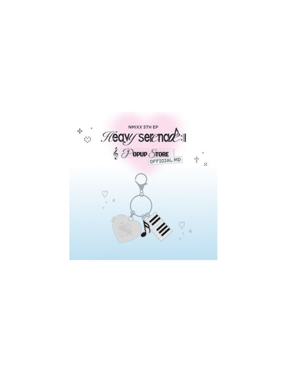 Pre-Order - NMIXX Heavy Serenade Goods - Goods - HEART PENDANT KEYRING