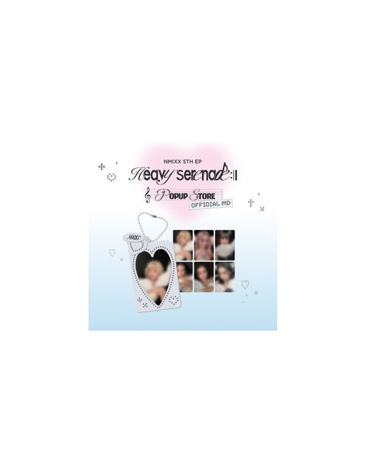 Pre-Order - NMIXX Heavy Serenade Goods - Goods - PHOTOCARD HOLDER KEYRING & PHOTOCARD SET