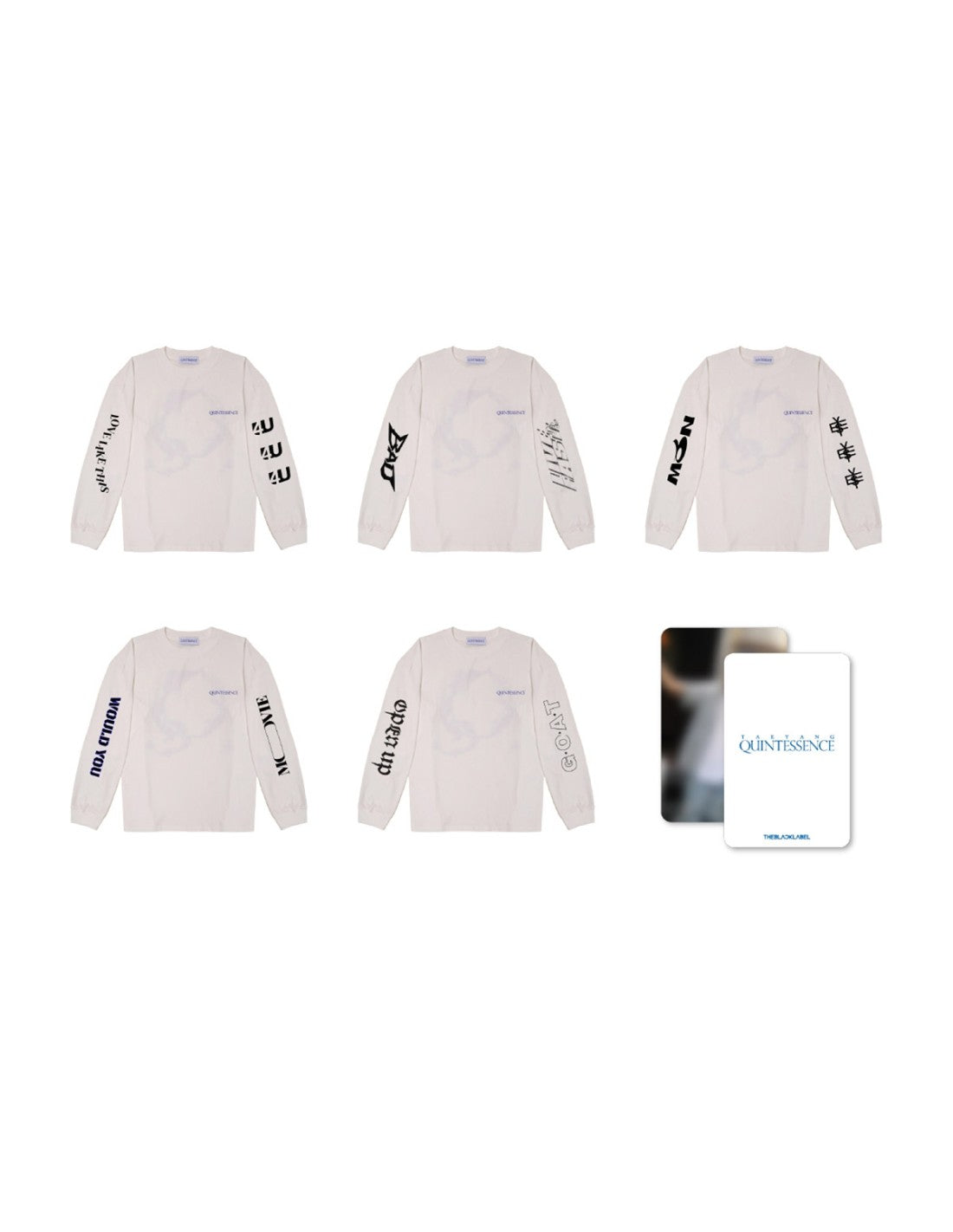Pre-Order - TAEYANG - QUINTESSENCE MD - Long Sleeve Set