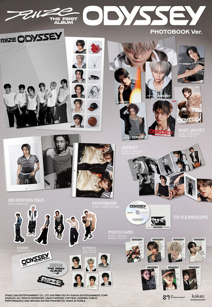 RIIZE – 1st Album - ODYSSEY - PHOTOBOOK Ver. (Seoul Saver)