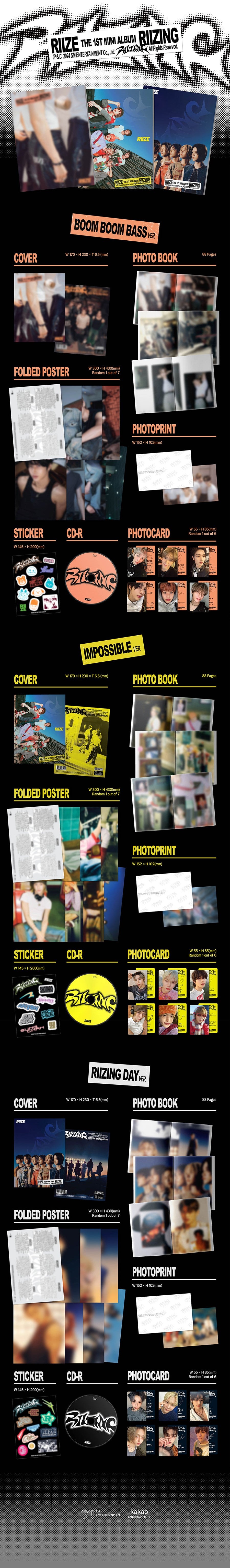 RIIZE – The 1st Mini Album - RIIZING - Photo Book Ver. (Seoul Saver)