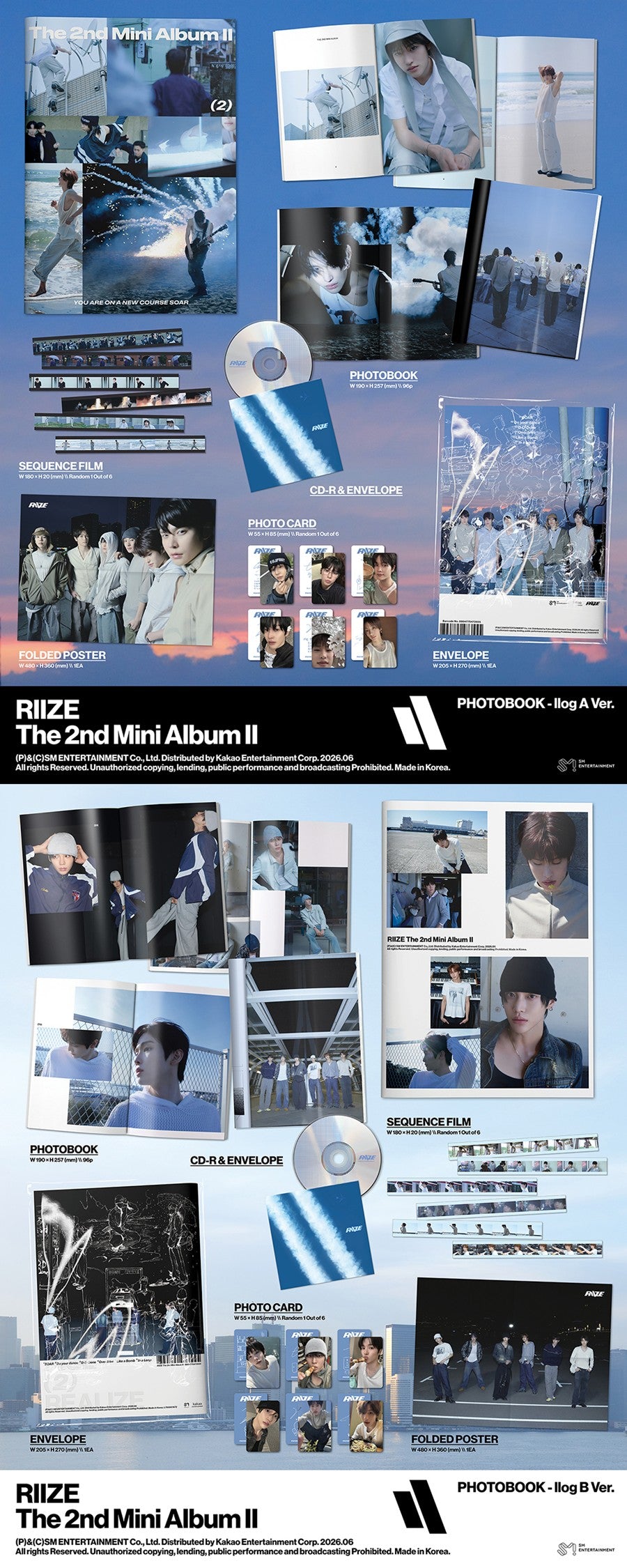 RIIZE - 2nd Mini Album - II - Photobook Vers.