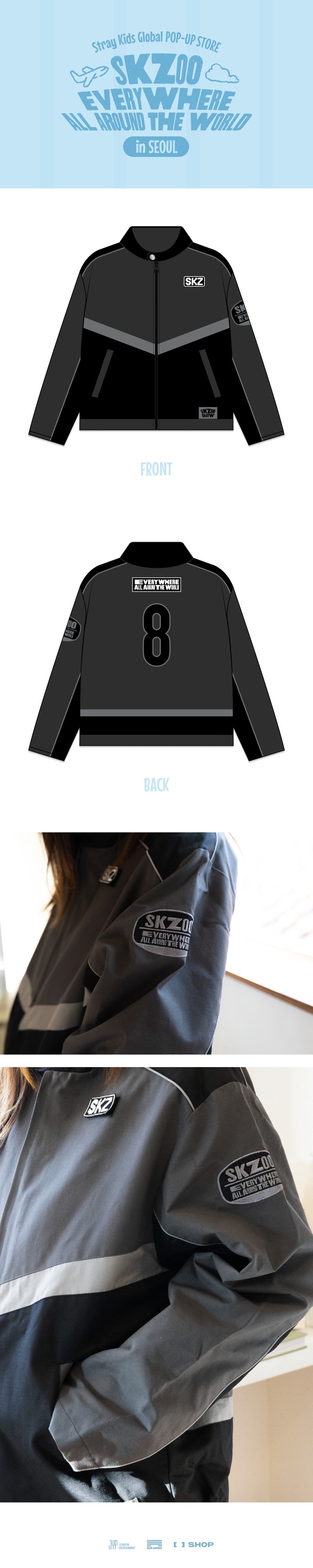 Stray Kids - RACING JACKET SEOUL Vers. - SKZOO Everywhere All Around The World