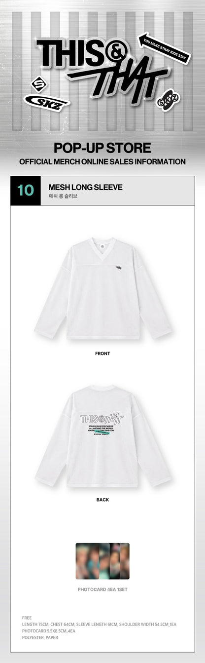 Pre-Order - Stray Kids - THIS & THAT MD - MESH LONG SLEEVE