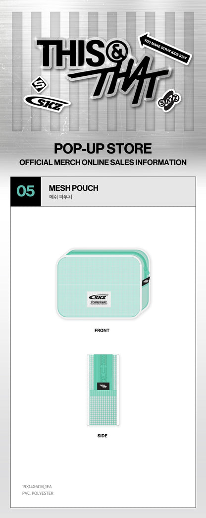 Pre-Order - Stray Kids - THIS & THAT MD - MESH POUCH