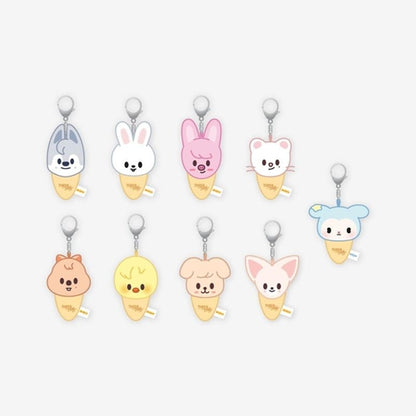 Pre-Order - Stray Kids - THIS & THAT MD - PLUSH KEYRING ICECREAM Vers.