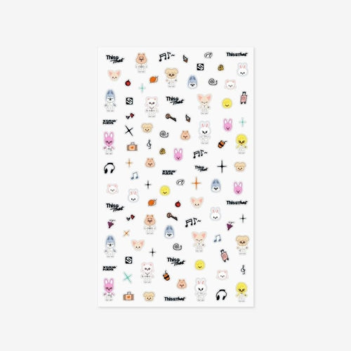 Pre-Order - Stray Kids - THIS & THAT MD - SKZOO MICRO STICKER