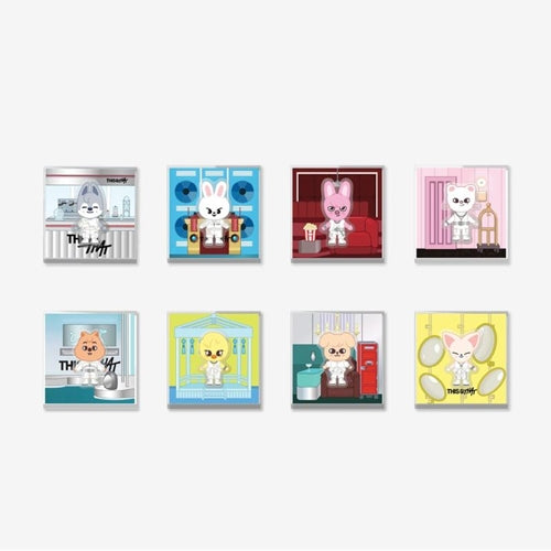 Pre-Order - Stray Kids - THIS & THAT MD - SKZOO SPINNING MAGNET