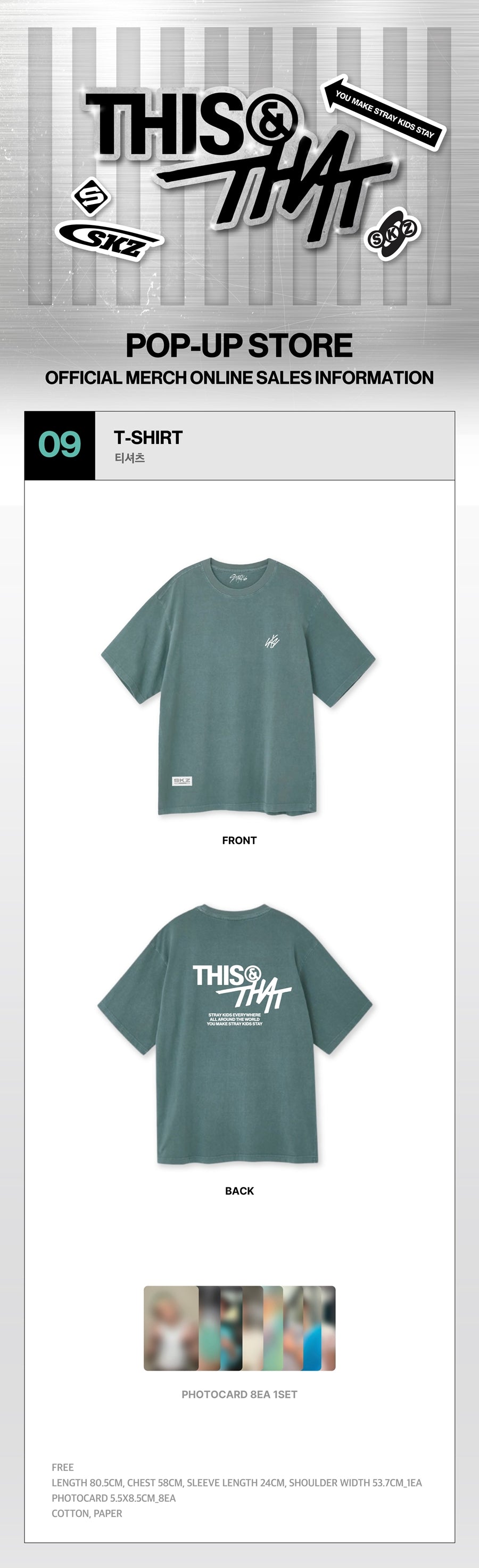 Pre-Order - Stray Kids - THIS & THAT MD - T-SHIRT