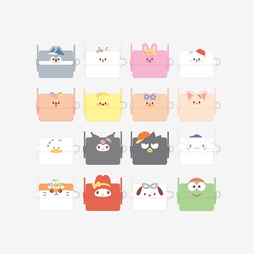 Pre-Order - Stray Kids SKZOO X SANRIO CHARACTERS - CARD WALLET CROSS BAG