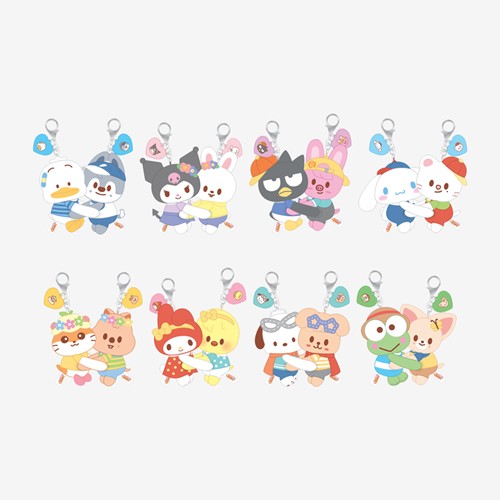 Pre-Order - Stray Kids SKZOO X SANRIO CHARACTERS - HUG PLUSH KEYRING