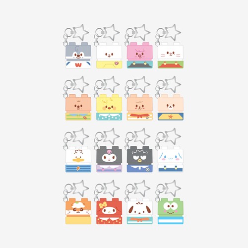 Pre-Order - Stray Kids SKZOO X SANRIO CHARACTERS - SECRET BLOCK STAMP