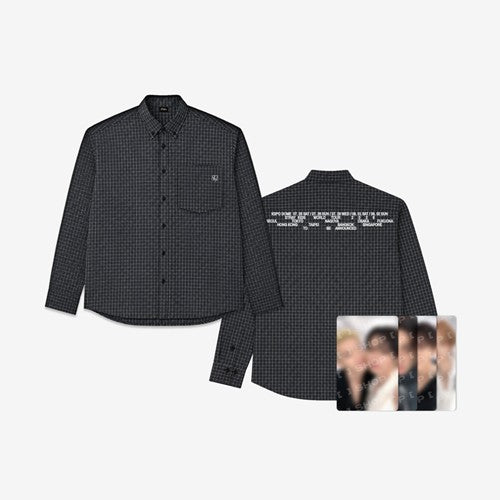 Pre-Order - Stray Kids - World Tour RUN IT MD - CHECK SHIRT