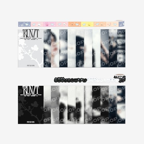 Pre-Order - Stray Kids - World Tour RUN IT MD - POSTCARD BOOK & ROLL STICKER SET