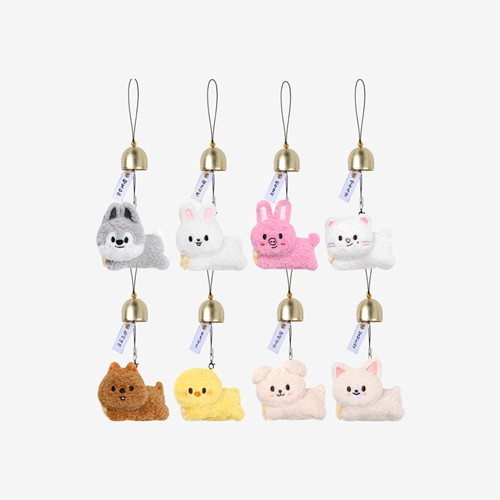 Pre-Order - Stray Kids - World Tour RUN IT MD - SKZOO PLUSH DOOR BELL KEYRING