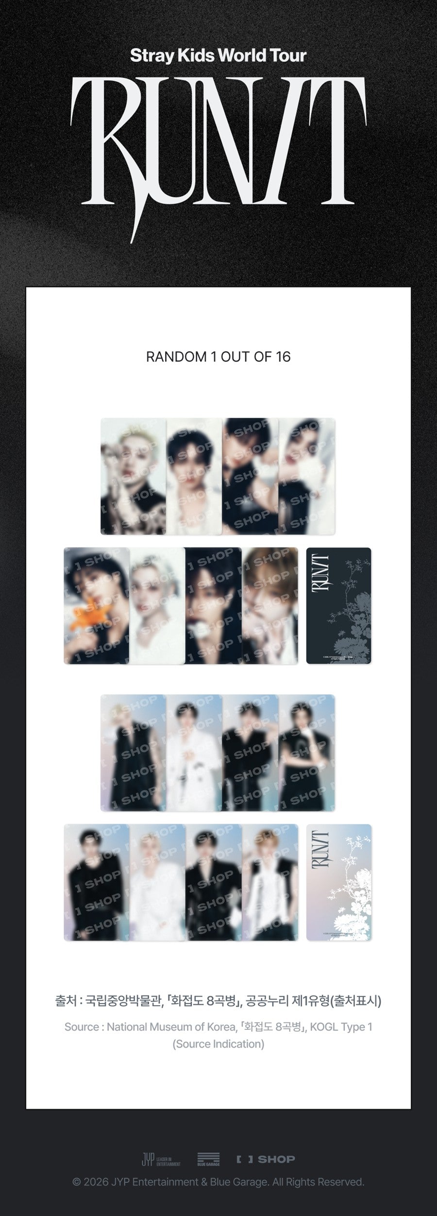 Pre-Order - Stray Kids - World Tour RUN IT MD - SPECIAL TRADING CARD