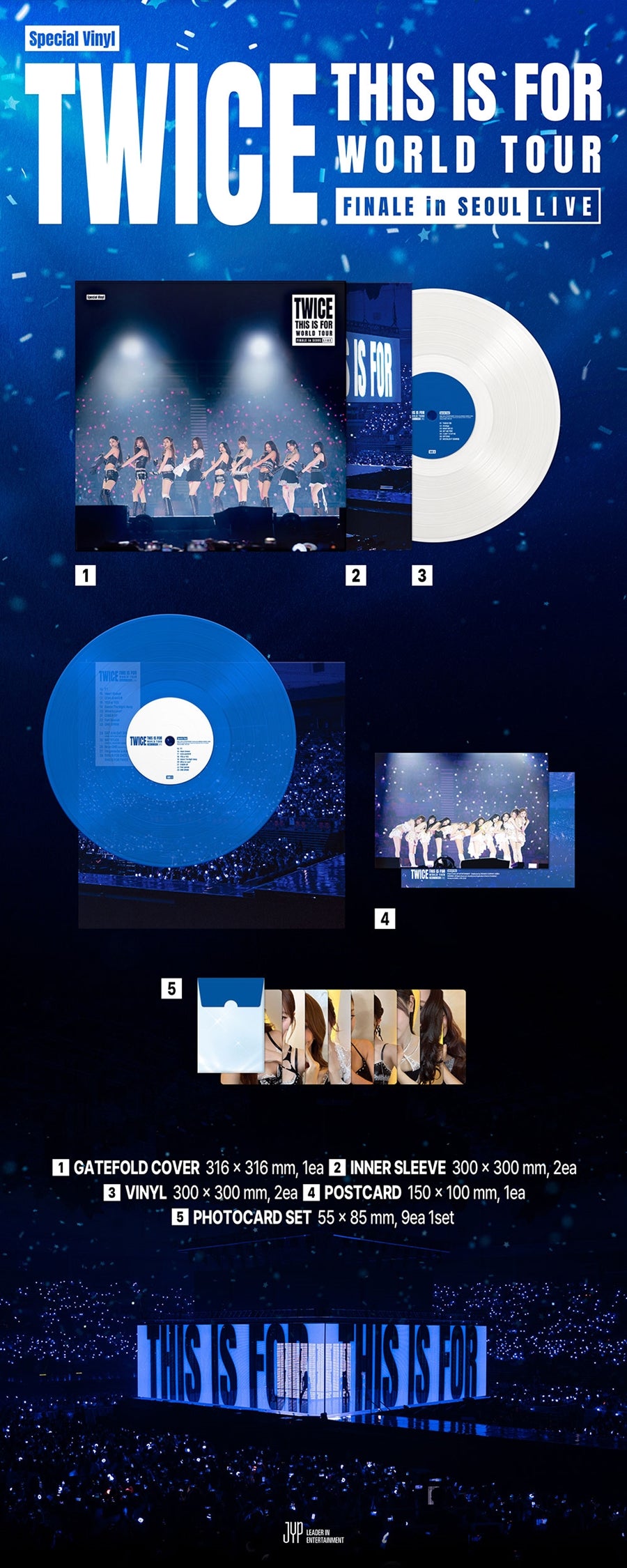 Pre-Order - TWICE – THIS IS FOR - WORLD TOUR FINALE in SEOUL – LIVE - Special LP Vers.