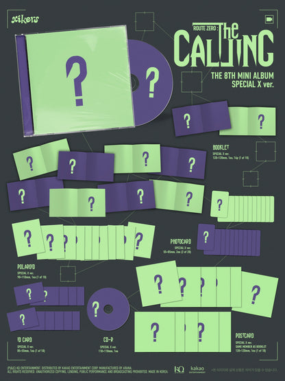 Pre-Order - xikers - 8th Mini Album - ROUTE ZERO : The CALLING - SPECIAL X Vers.