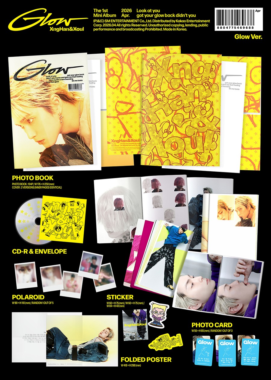 XngHan&Xoul - 1st Mini Album - Glow - Glow Vers. (Seoul Saver)