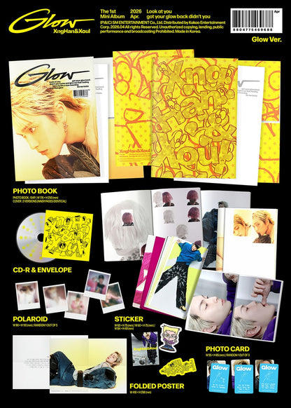 XngHan&Xoul - 1st Mini Album - Glow - Glow Vers. (Seoul Saver)