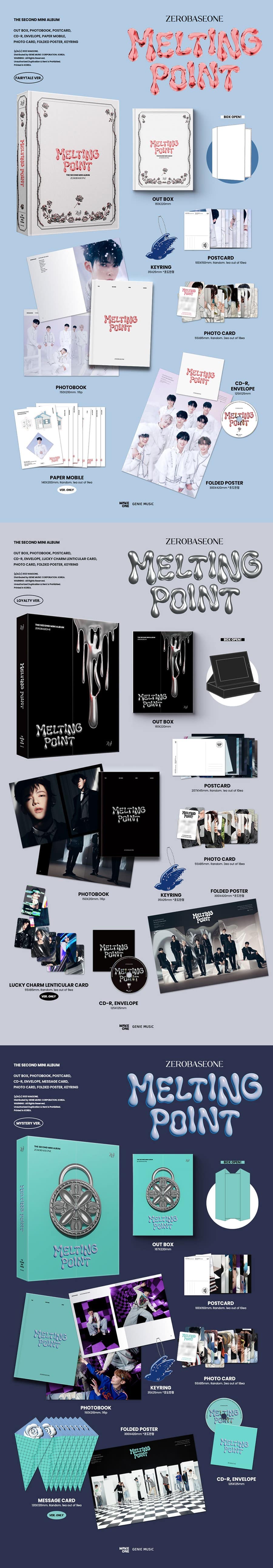ZEROBASEONE – 2nd Mini ALBUM - MELTING POINT (Seoul Saver)
